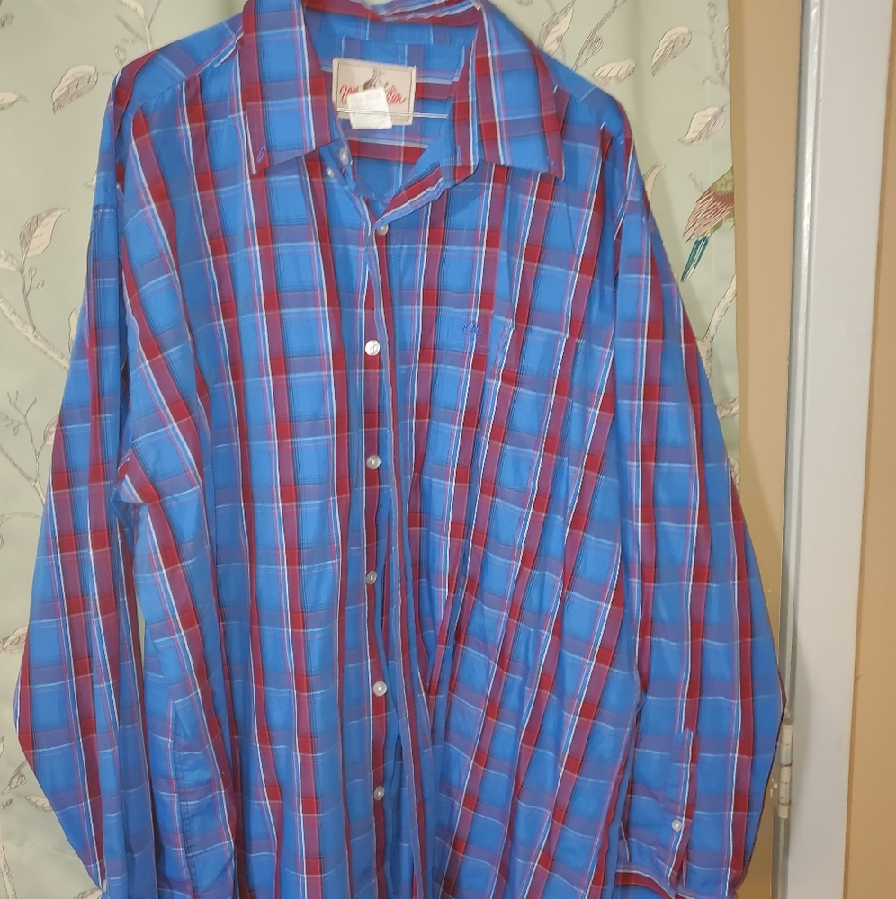 Mens Long sleeve button up shirt